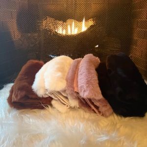 Mink Fingerless Gloves